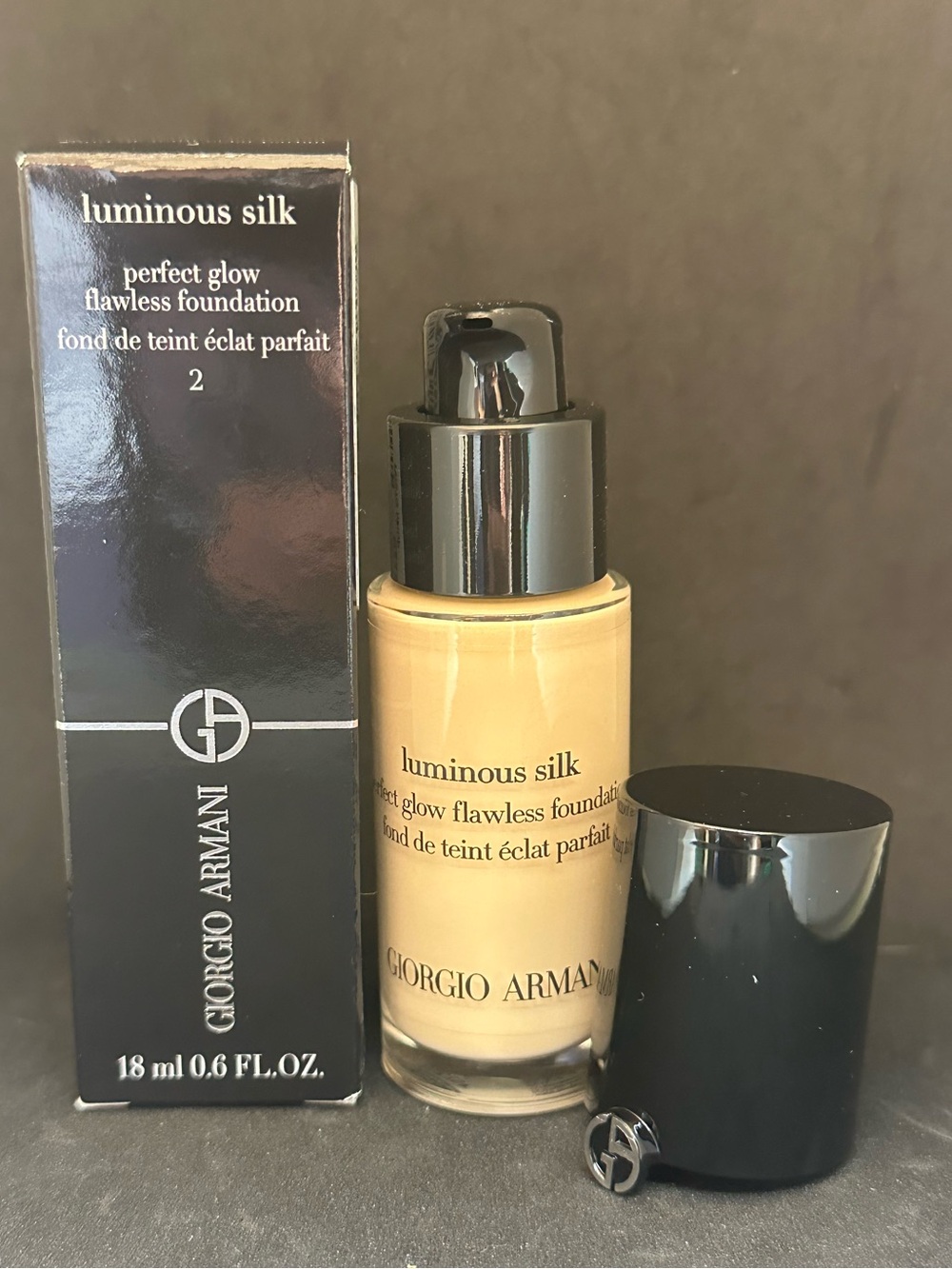 🆕 Giorgio Armani Luminous Silk Foundation ✨original formula✨ shade 2 18ml size